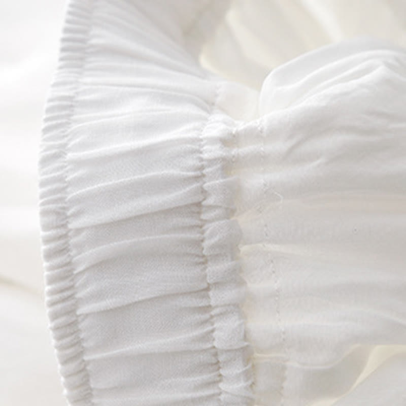 Buddha Stonesカジュアル ルーズ ダブルレイヤー 7-8丈 クロップドパンツ レディース パンツ ポケット付き - image 14