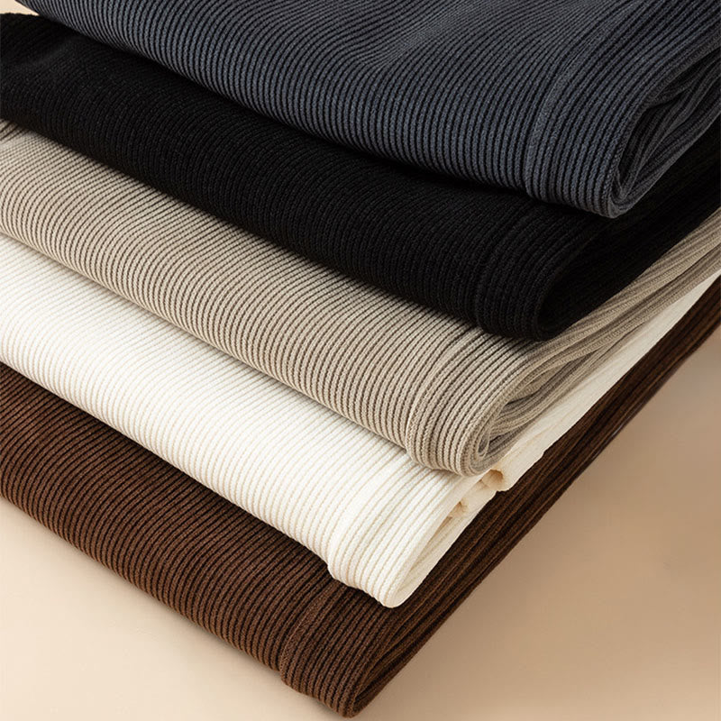 Buddha Stonesレディース 秋冬 ピュアカラー ワイドレッグ コットンパンツ ポケット付き - image 23