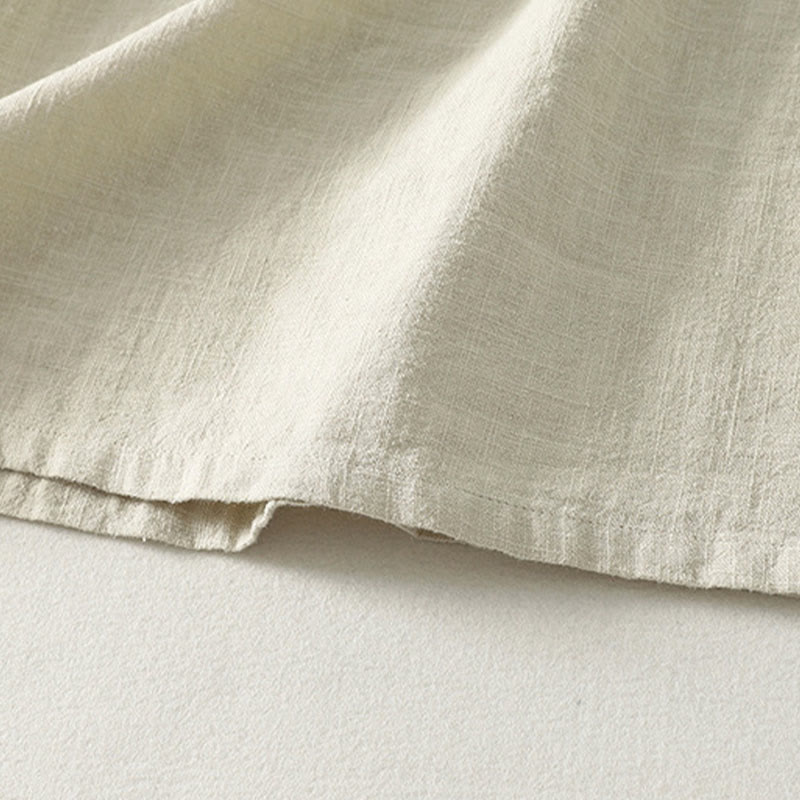 Buddha Stonesスプリング 斜め留め カエルボタンデザイン コットン 長袖 ミディドレス - image 15