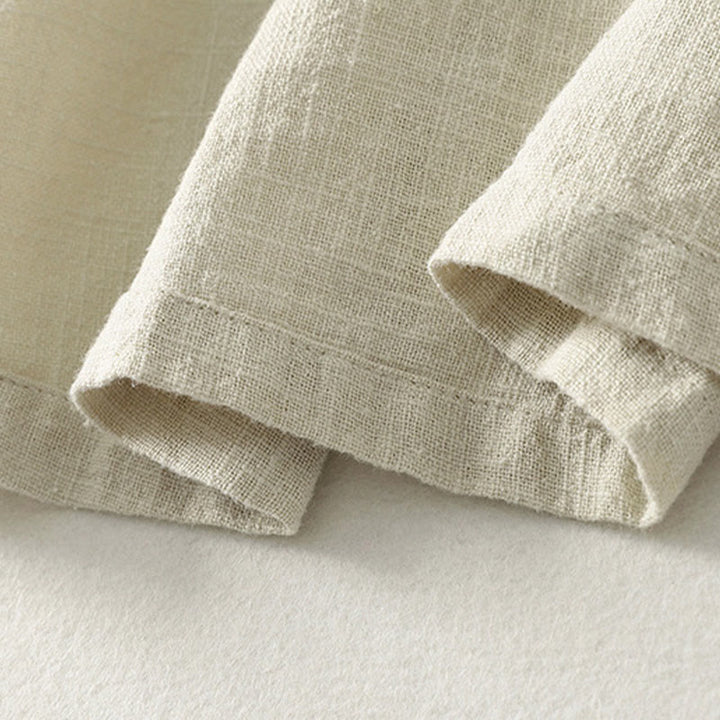 Buddha Stonesスプリング 斜め留め カエルボタンデザイン コットン 長袖 ミディドレス - image 16