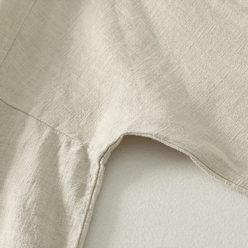 Buddha Stonesカジュアル 無地 フロッグボタン コットン レディース 長袖シャツ - image 9