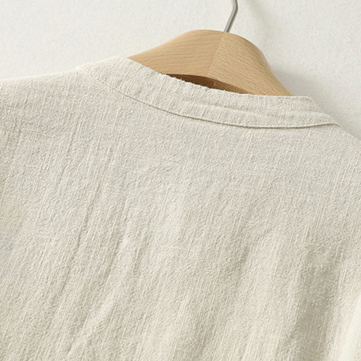 Buddha Stonesカジュアル 無地 フロッグボタン コットン レディース 長袖シャツ - image 10