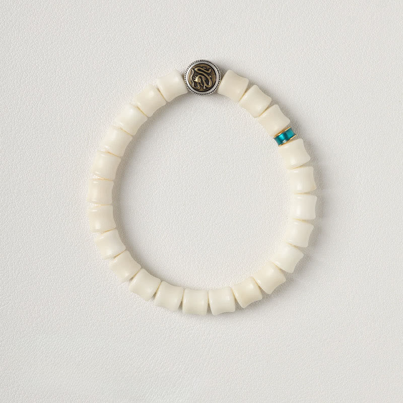 Buddha Stones菩提樹の龍模様 悪霊除けブレスレット - image 1