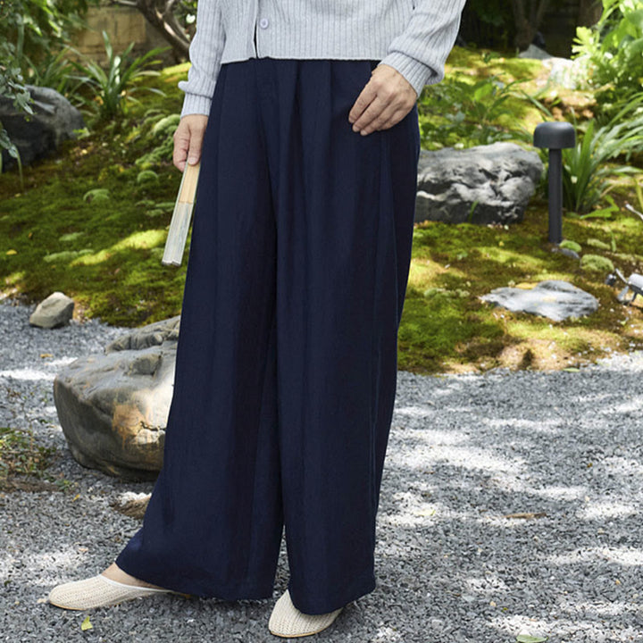 高齢者向けポケット付き、Buddha Stones無地アンクル丈レディースパンツ - image 21