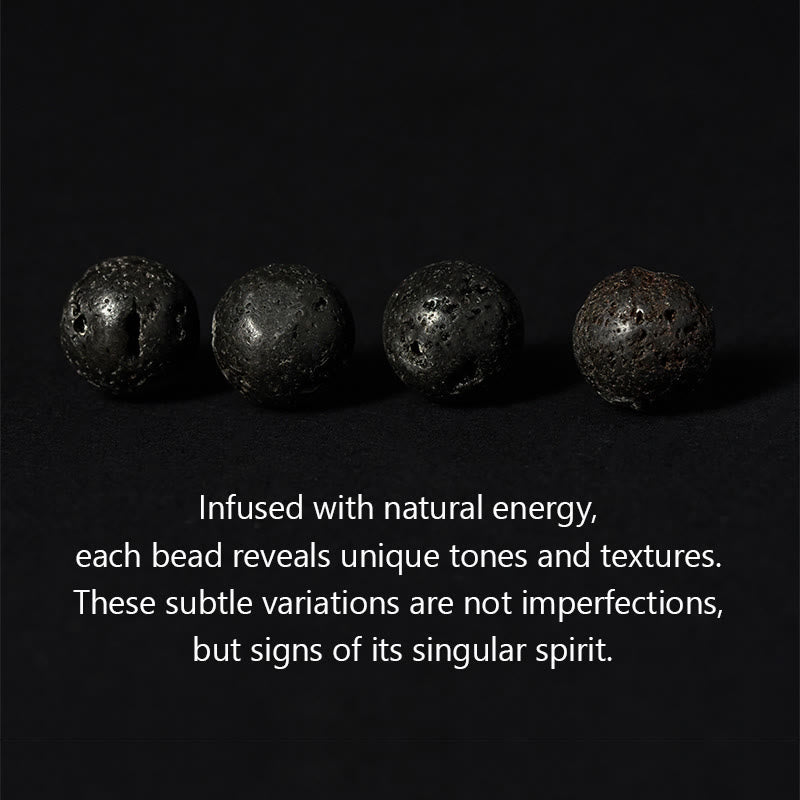 Buddha Stonesシルバー シーン 黒曜石 溶岩石 グレー ジャスパーオーム・マニ・パドメ・フムバジュラ スージング ブレスレット - image 5