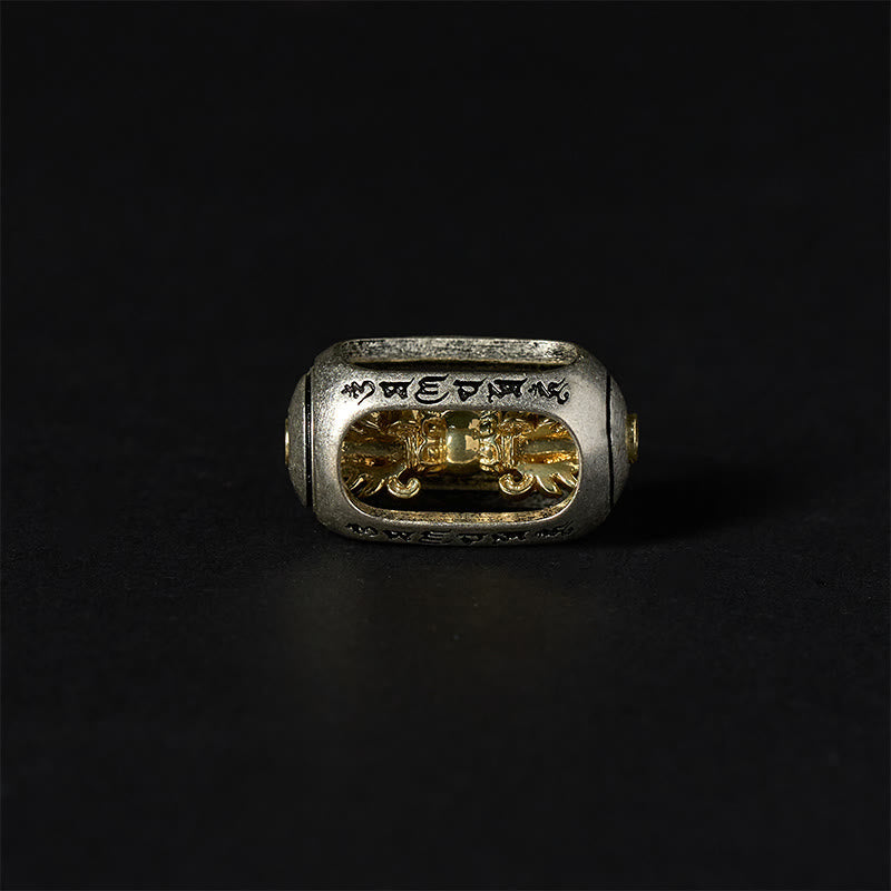 Buddha Stones天然ピカソジャスパーオーム・マニ・パドメ・フムエネルギーブレスレット - image 6