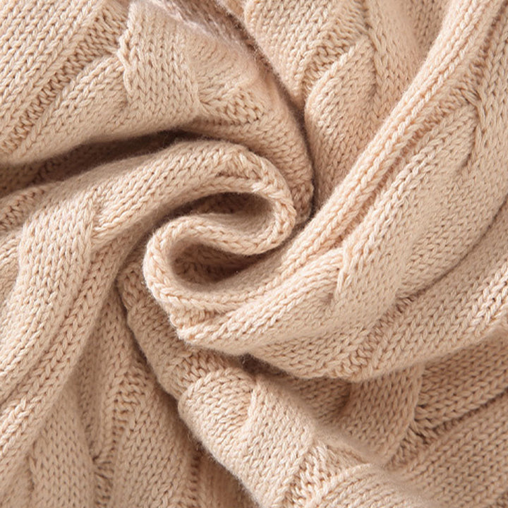 Buddha Stones冬用テクスチャードハイネックジッパーデザインメンズ長袖コットンセーター - image 10