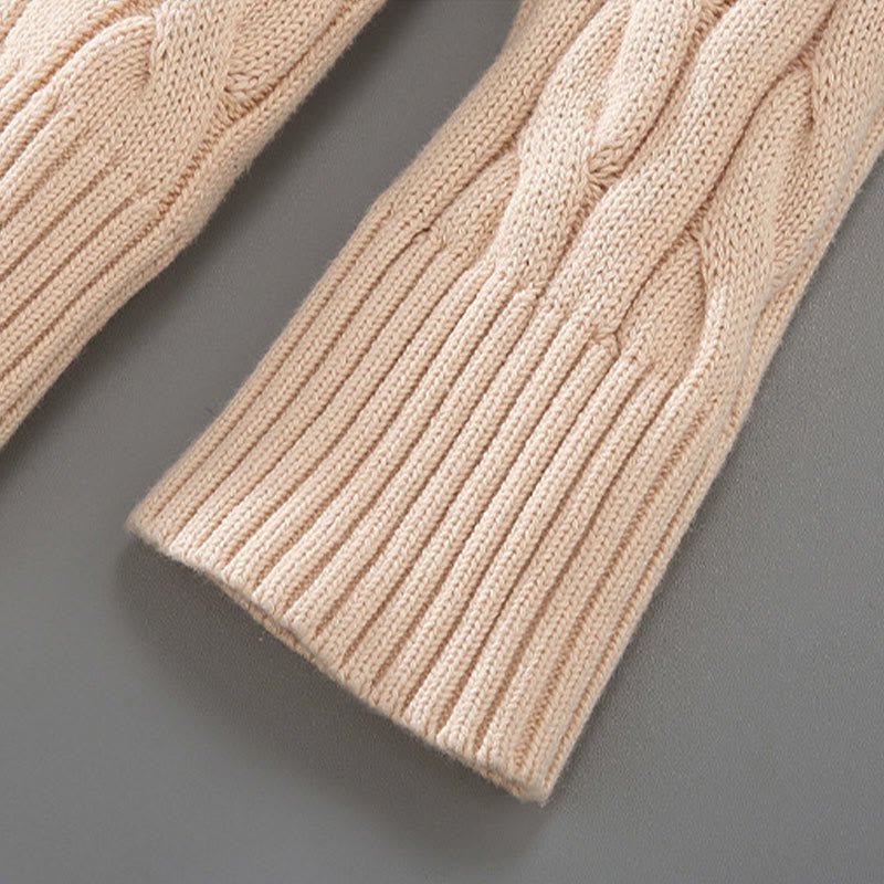 Buddha Stones冬用テクスチャードハイネックジッパーデザインメンズ長袖コットンセーター - image 11