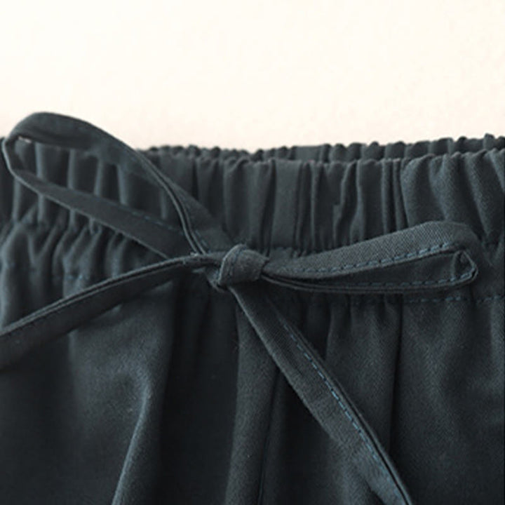 Buddha Stones無地 7-8丈 レディース ハーレム コットンパンツ ポケット付き - image 20