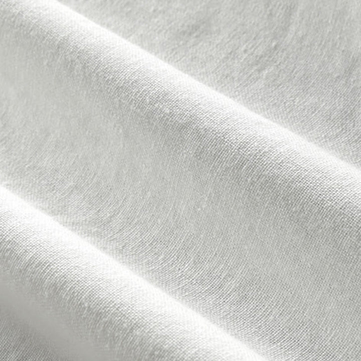 Buddha Stonesメンズ スリムフィットデザイン スタンドカラー クルーネック 長袖 コットンリネンシャツ - image 7