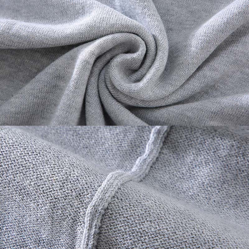 Buddha Stonesリブデザイン ピュアコットン サーマル メンズ クルーネック 長袖 セーター - image 8