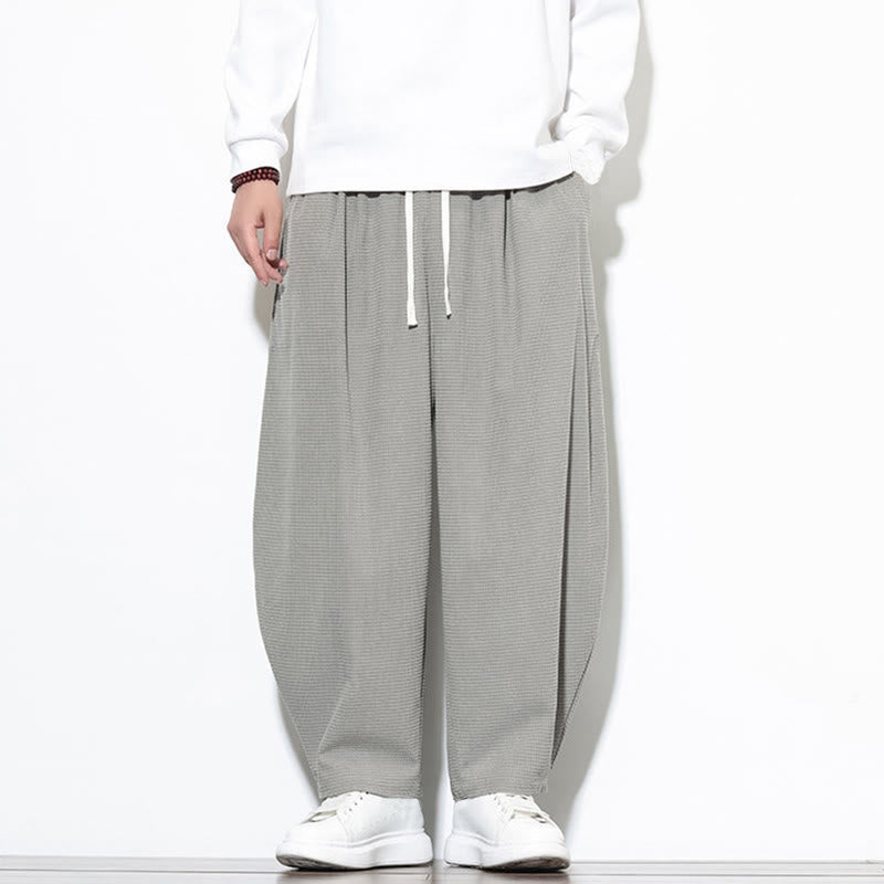 Buddha Stonesメンズ 無地 ピュアコットン コーデュロイ アンクル丈 ハーレムパンツ ポケット付き - image 14
