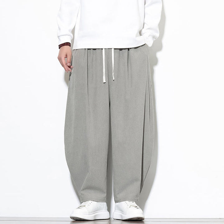 Buddha Stonesメンズ 無地 ピュアコットン コーデュロイ アンクル丈 ハーレムパンツ ポケット付き - image 14