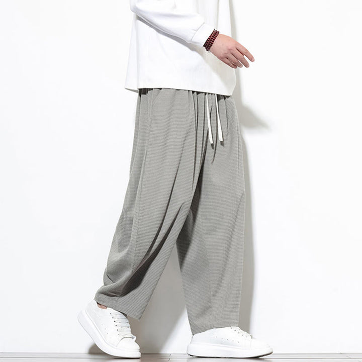 Buddha Stonesメンズ 無地 ピュアコットン コーデュロイ アンクル丈 ハーレムパンツ ポケット付き - image 13