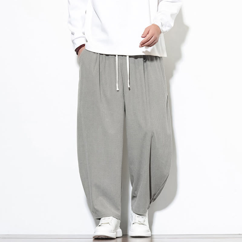 Buddha Stonesメンズ 無地 ピュアコットン コーデュロイ アンクル丈 ハーレムパンツ ポケット付き - image 15
