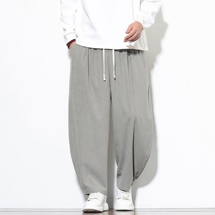 Buddha Stonesメンズ 無地 ピュアコットン コーデュロイ アンクル丈 ハーレムパンツ ポケット付き - image 15
