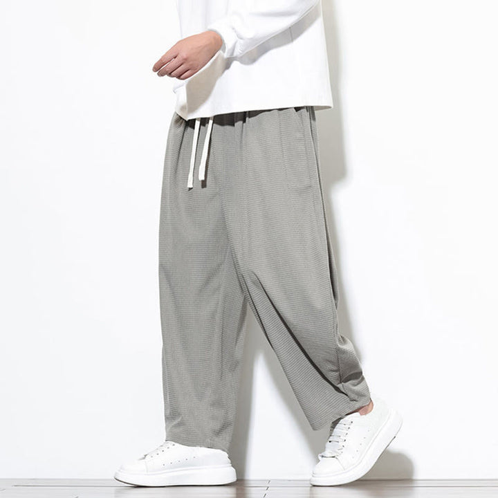 Buddha Stonesメンズ 無地 ピュアコットン コーデュロイ アンクル丈 ハーレムパンツ ポケット付き - image 12