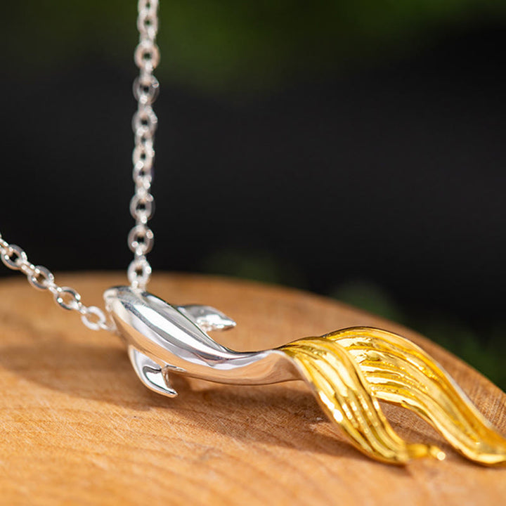 Buddha Stones925スターリングシルバー ゴールデン鯉幸運のネックレスペンダント - image 7