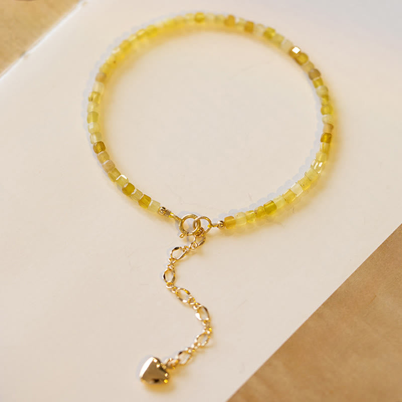 Buddha Stones2mm 天然オパール極細ビーズビーズ モチベーションブレスレット - image 2