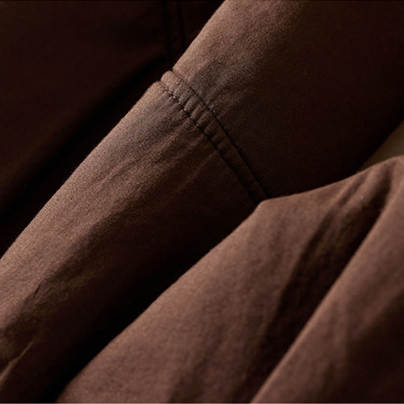 Buddha Stones無地コットンパッド入りレディースハーレムコットン厚手パンツ（ポケット付き） - image 13