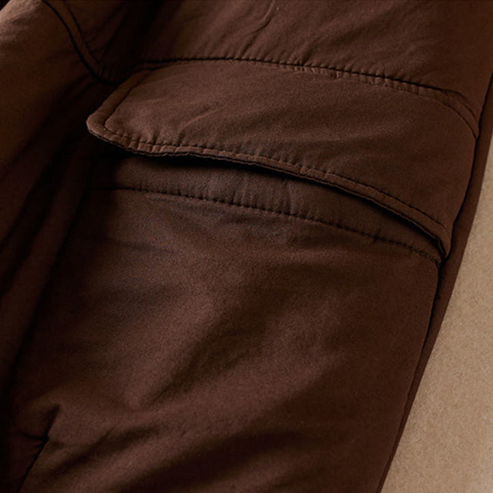 Buddha Stones無地コットンパッド入りレディースハーレムコットン厚手パンツ（ポケット付き） - image 10