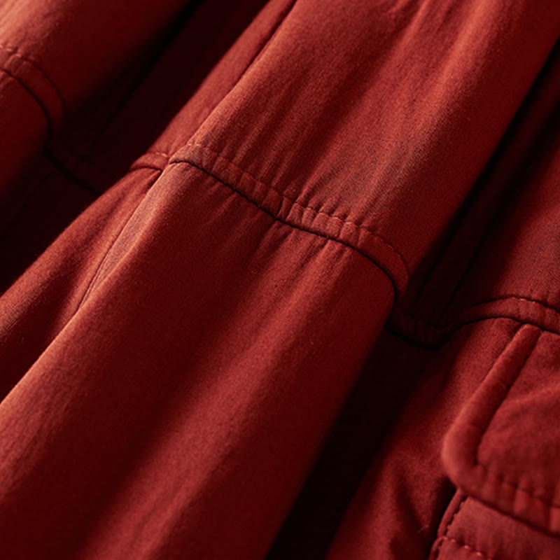 Buddha Stones無地コットンパッド入りレディースハーレムコットン厚手パンツ（ポケット付き） - image 20