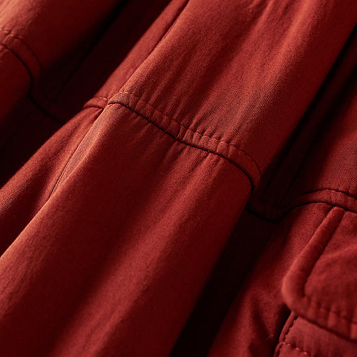 Buddha Stones無地コットンパッド入りレディースハーレムコットン厚手パンツ（ポケット付き） - image 20