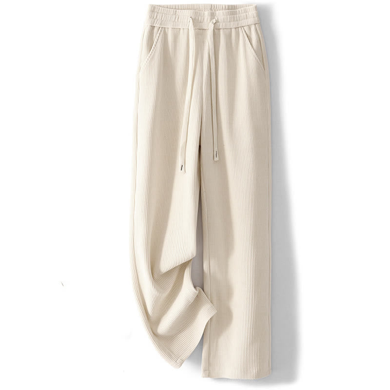 Buddha Stonesカジュアルコーデュロイコットンパッド入りレディースコットンパンツ（ポケット付き） - image 4