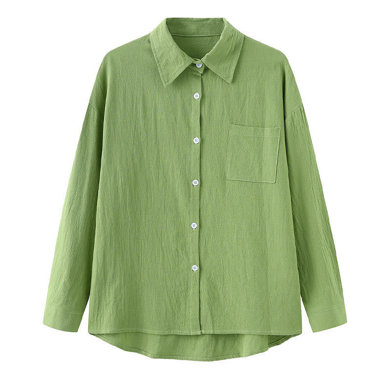 Buddha Stones 2点セット 長袖シャツ ポケット付きトップス ドローストリングパンツ 瞑想用コットンリネン服 レディース セット - image 2