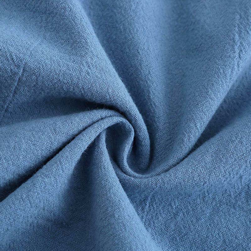 Buddha Stones 2点セット 長袖シャツ ポケット付きトップス ドローストリングパンツ 瞑想用コットンリネン服 レディース セット - image 22