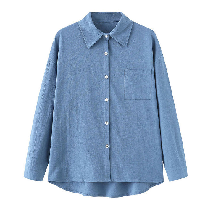 Buddha Stones長袖シャツ（ポケット付き）とドローストリング付きカプリパンツの2点セット 瞑想用コットン服 レディース - image 20