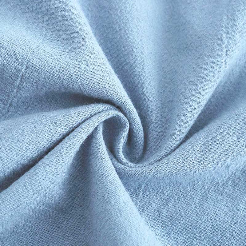 Buddha Stones 2点セット 長袖シャツ ポケット付きトップス ドローストリングパンツ 瞑想用コットンリネン服 レディース セット - image 28