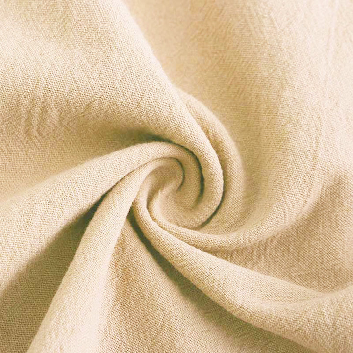 Buddha Stones 2点セット 長袖シャツ ポケット付きトップス ドローストリングパンツ 瞑想用コットンリネン服 レディース セット - image 16