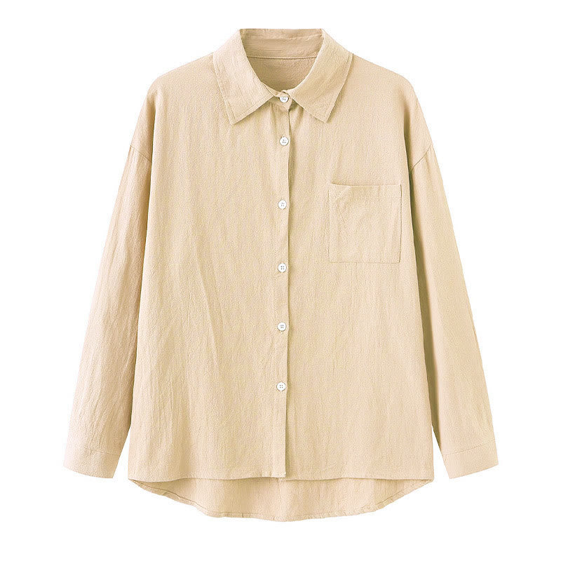 Buddha Stones 2点セット 長袖シャツ ポケット付きトップス ドローストリングパンツ 瞑想用コットンリネン服 レディース セット - image 14