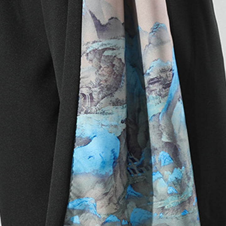 Buddha Stones 山と川の柄 メンズ ワイドレッグパンツ ポケット付き - image 8