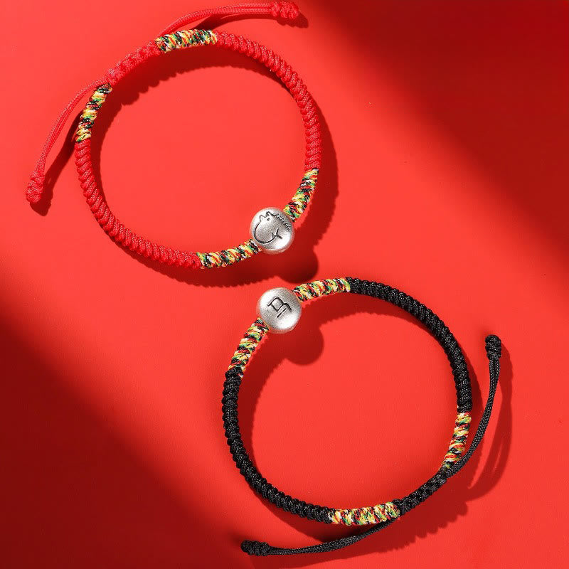 Buddha Stones999スターリングシルバー 中国十二支 馬年赤紐強さ 編み込みブレスレット - image 12