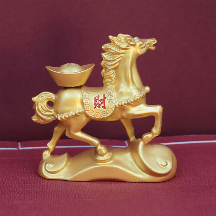 Buddha Stones中国の干支 午年幸運繁栄豊かさ家の装飾 - image 6