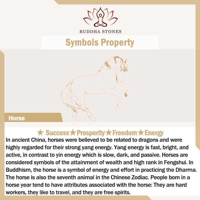 Buddha Stones中国の干支 午年幸運繁栄豊かさ家の装飾 - image 12