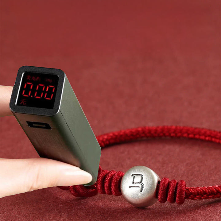 Buddha Stones馬年 999 スターリングシルバー赤紐編み込み コネクションブレスレット - image 15