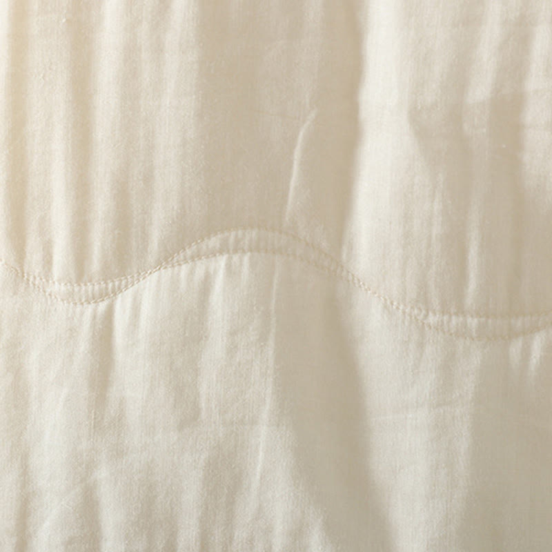 Buddha Stones刺繍入りレディース長袖コットンパッド入りジャケット（ポケット付き） - image 7