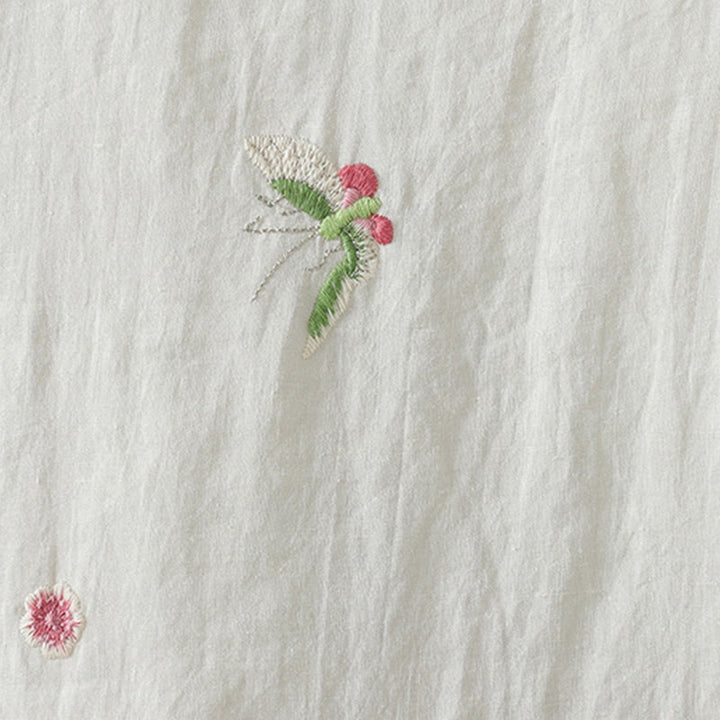 Buddha Stonesの花刺繍レディース長袖コットンパッド入りジャケット（ポケット付き） - image 10