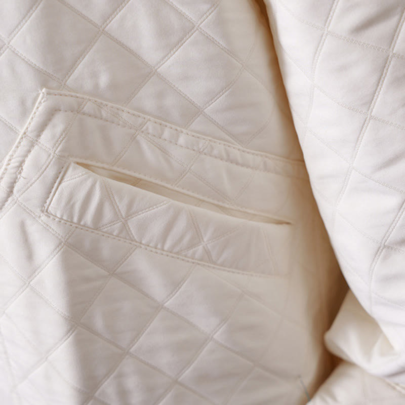 Buddha Stonesカジュアル 無地 レディース 長袖 コットン ジャケット ポケット付き - image 10