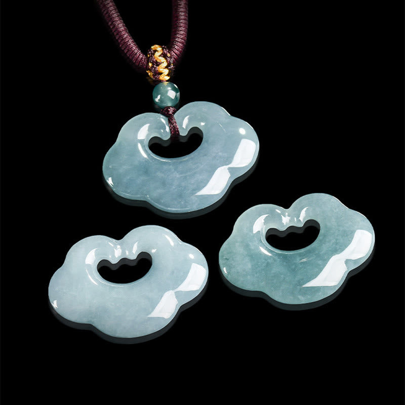 Buddha Stones縁起の良い如意翡翠 幸運ネックレス ストリングペンダント - image 7