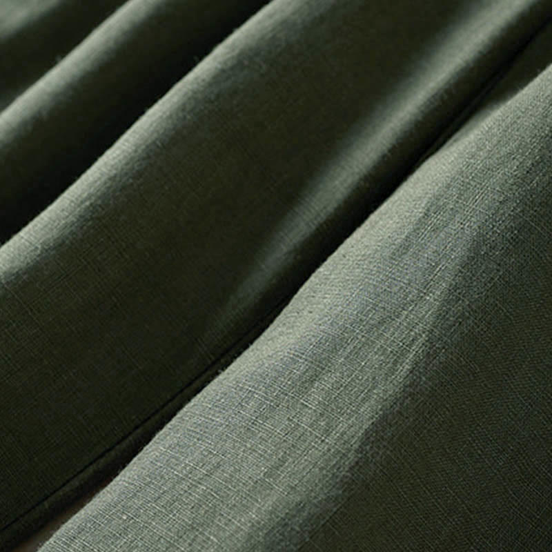 レディース ハーレムパンツ スモールフラワー刺繍 コットンリネン ポケット付き 夏用 Buddha Stones - image 30