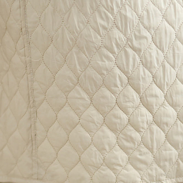 Buddha Stones無地 伸縮性ウエスト コットン レディース ストレートスカート ポケット付き - image 14