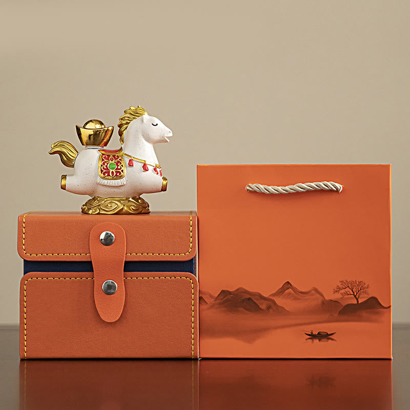 Buddha Stones中国の十二支 午年 福の字豊かさ家の装飾 - image 1