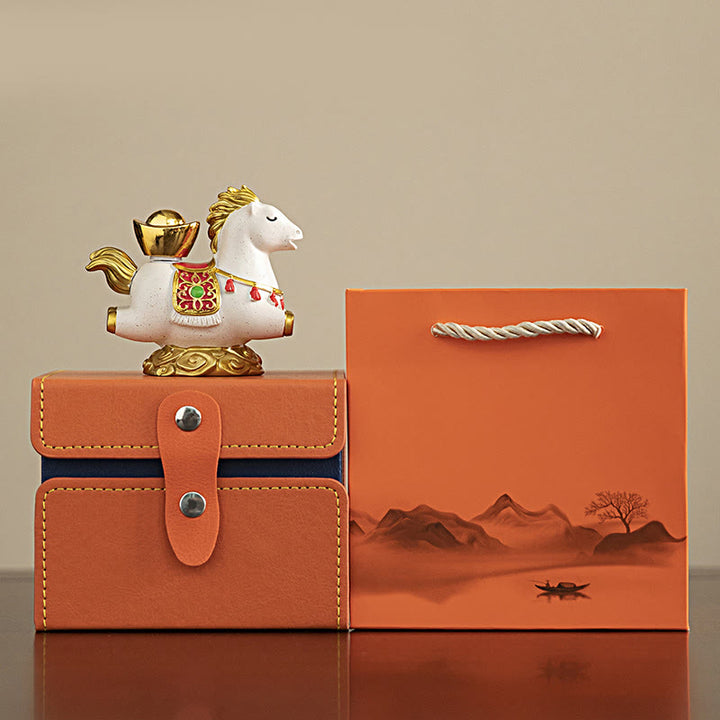 Buddha Stones中国の十二支 午年 福の字豊かさ家の装飾 - image 1