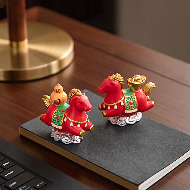 Buddha Stones中国の十二支 午年 福の字豊かさ家の装飾 - image 25