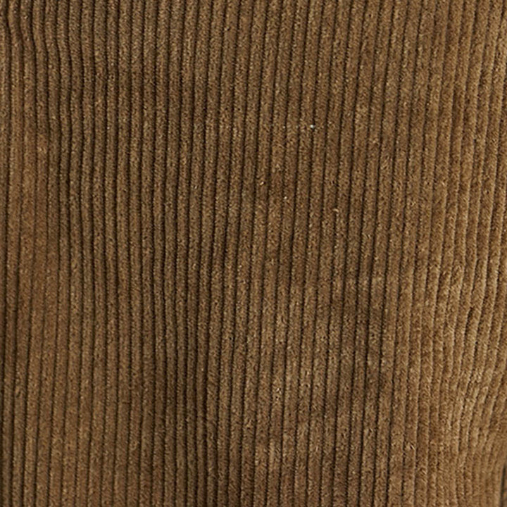 Buddha Stonesレディース プレーンサイドジッパーデザイン ワイドレッグ コーデュロイ 7-8丈パンツ ポケット付き - image 10