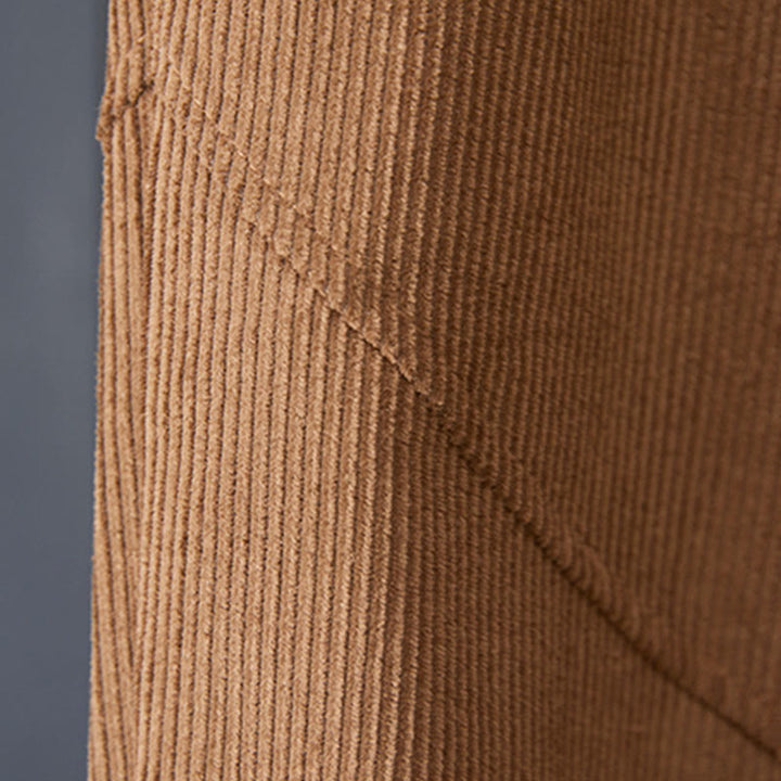 Buddha Stonesペルーカラー 厚手デザイン レディース コットンコーデュロイ ハーレムパンツ ポケット付き - image 6